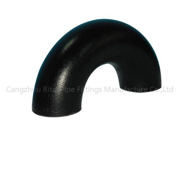 ASME B16.9 Schedule 40 Black Pipe Fittings A234 Long Radius 180 Degree Elbow