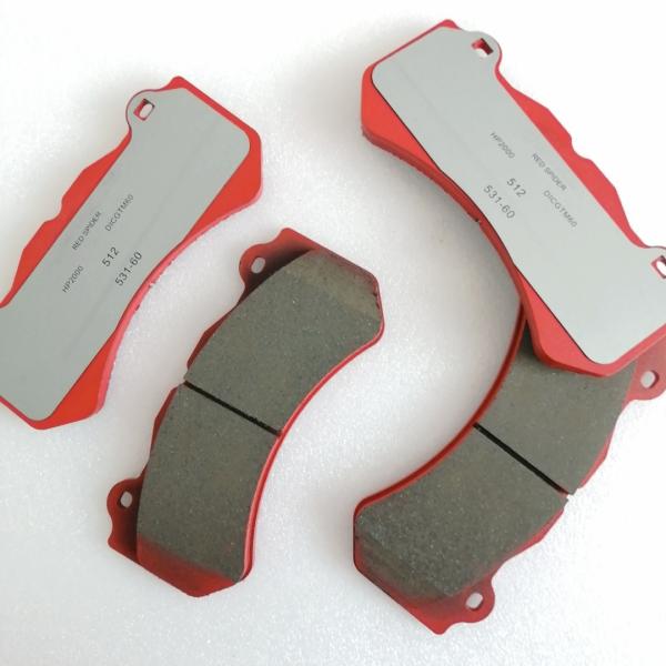 Coeficiente semi metálico da fricção das pastilhas dos freios 65mm de HP2000 GT6