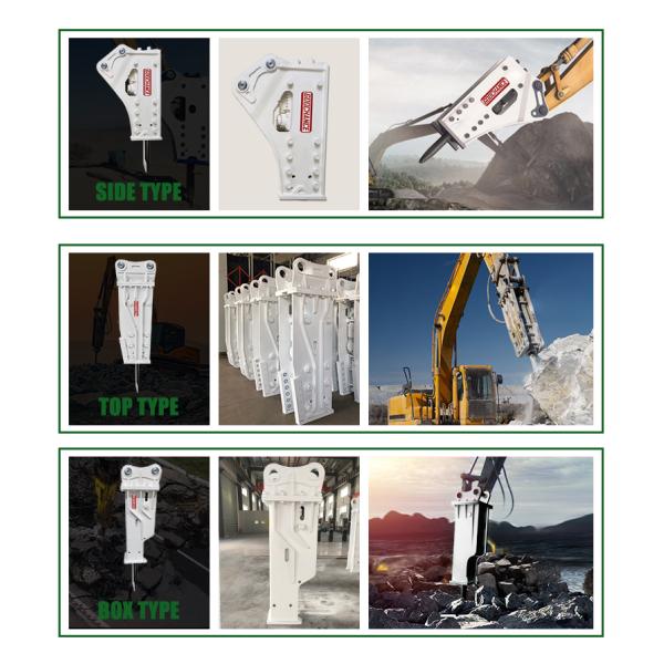 Détecteur hydraulique de roche détecteur de membrane marteau GHB230 pour 25-38 tonnes excavateur