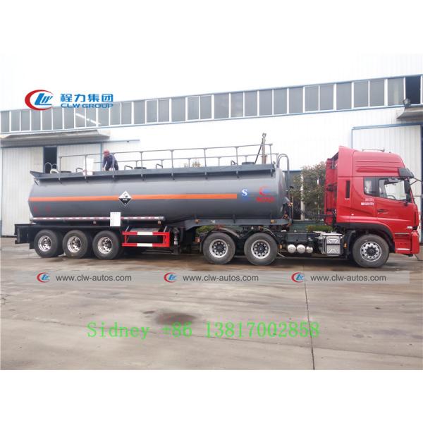 Shacman M3000 6X4 3 Axle 21cbm Sulfuric Acid Tank Semi Trailer