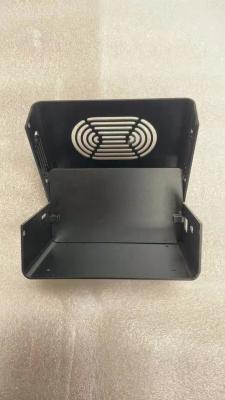 Cerco eletrônico carimbado fazendo à máquina de alumínio do CNC do OEM com o preto anodizado