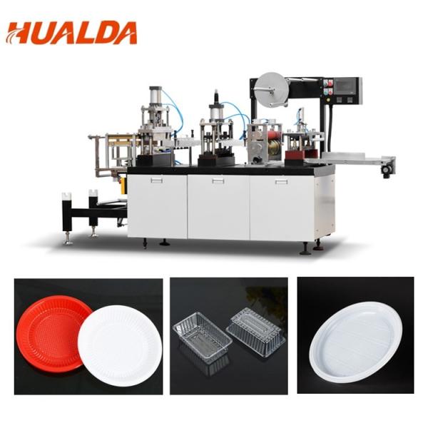 Energy Saving Plastic Cup Forming Machine 3500 X 1000 X 1600 Mm Dimension
