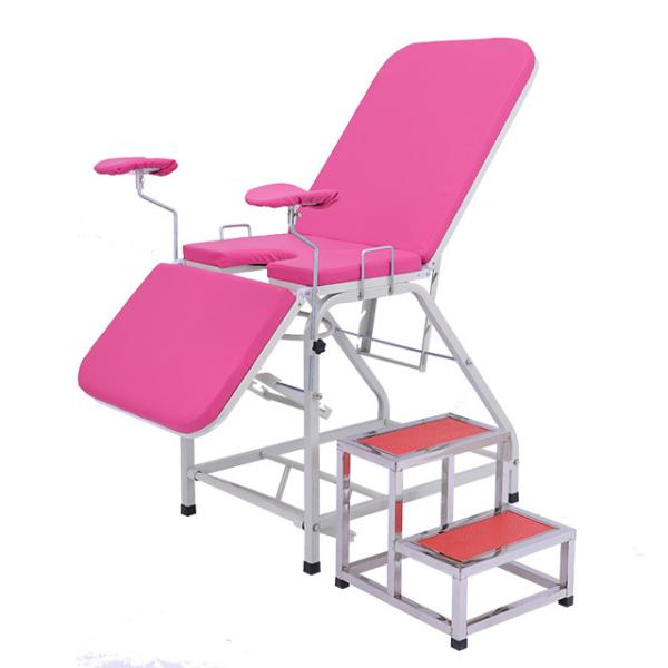 Cheap Price Pink Color Hospital Portable Gynecological Operating Table