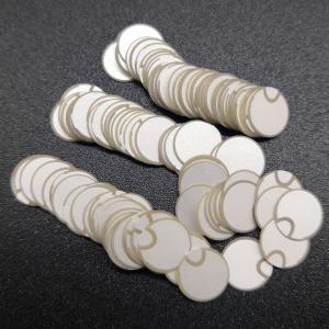 disco cerâmico Piezo da detecção do tanque de gás de 10mm 1mhz PZT-5A P4 rv