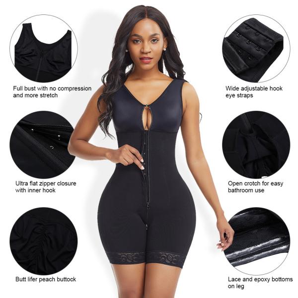 HEXIN Plus Size Alta cintura Corpo inteiro Mulheres Roupas sem costura com quantidade 20000