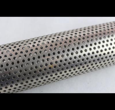 Spiral Welded Perforated Stainless Steel Tube Thickness 1mm-50mm ISO9001 Approved