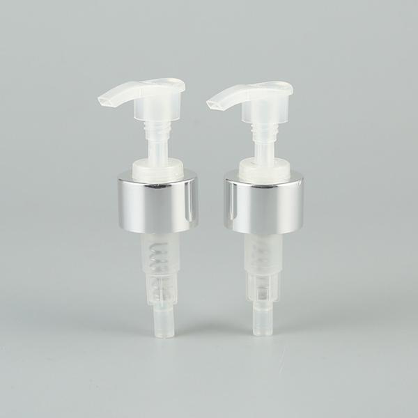 24/410  28-410 Dispensing Lotion Bottle Pump Silver
