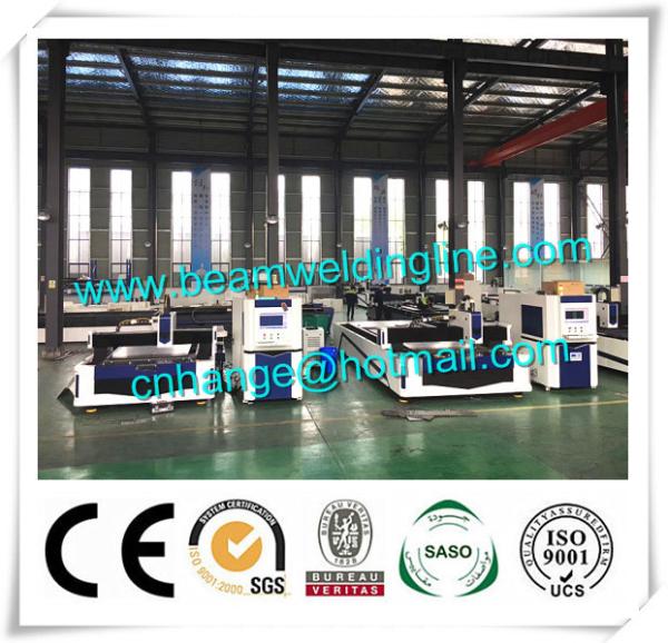 Fiber Laser Cutting Machine 1000w Cut Sheet Metal , CNC Plasma Cutting Machine For Plate