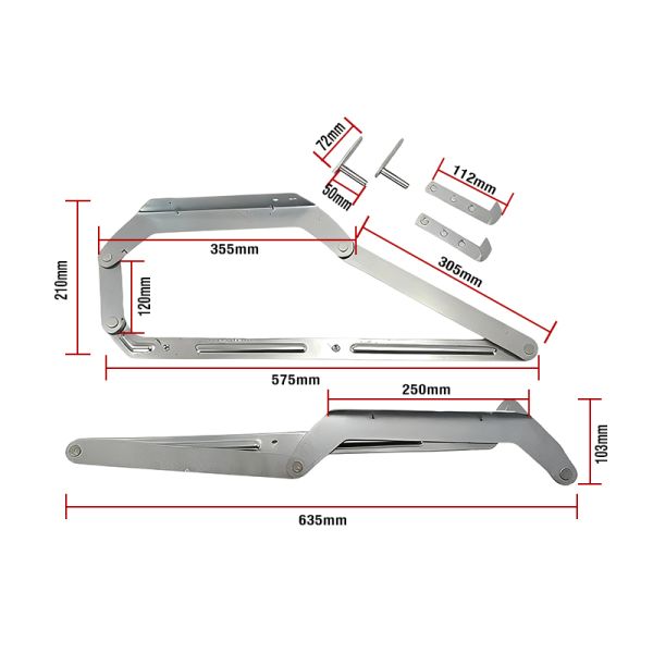 Folding Sofa Bed Accessories Pull-out Bed Hinges Functional Sofa Bed Drawer Hinges Furniture Hardware