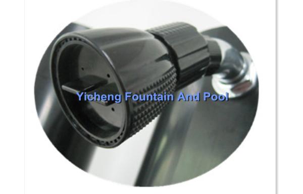 Aluminium And PVC Body Swimming Pool Accessories Oval Solar Showers With Spray And Foot Wash