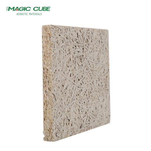 Inorganic Cement Material Hexagon Acoustic Panel Wood Wool Cement Panels 600*2400mm with Nails