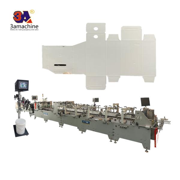 380V Voltage Textiles Folder Gluing Machine for Professional Presentation Folders