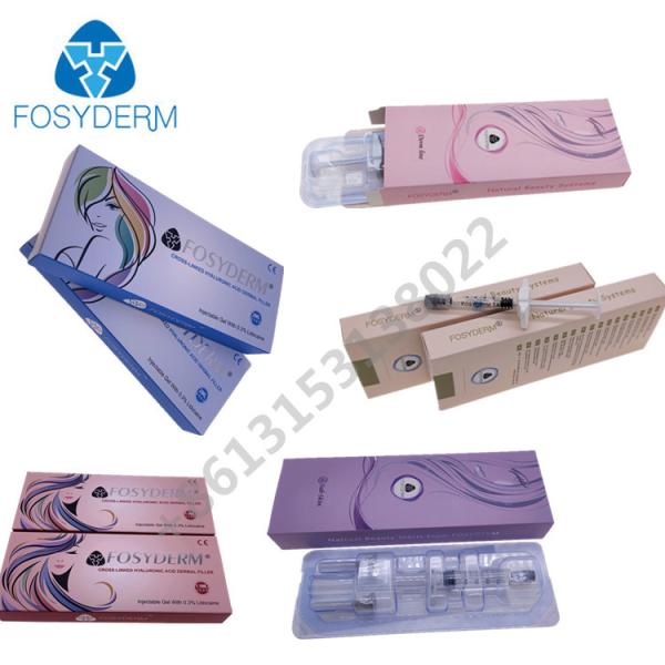 1ml Cross Linked Hyaluronic Acid Dermal Filler Injection Deep For Nose Chin Cheek