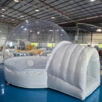 Tienda de iglú transparente con cúpula de PVC Globo inflables Casa de tienda de burbujas para acampar al aire libre