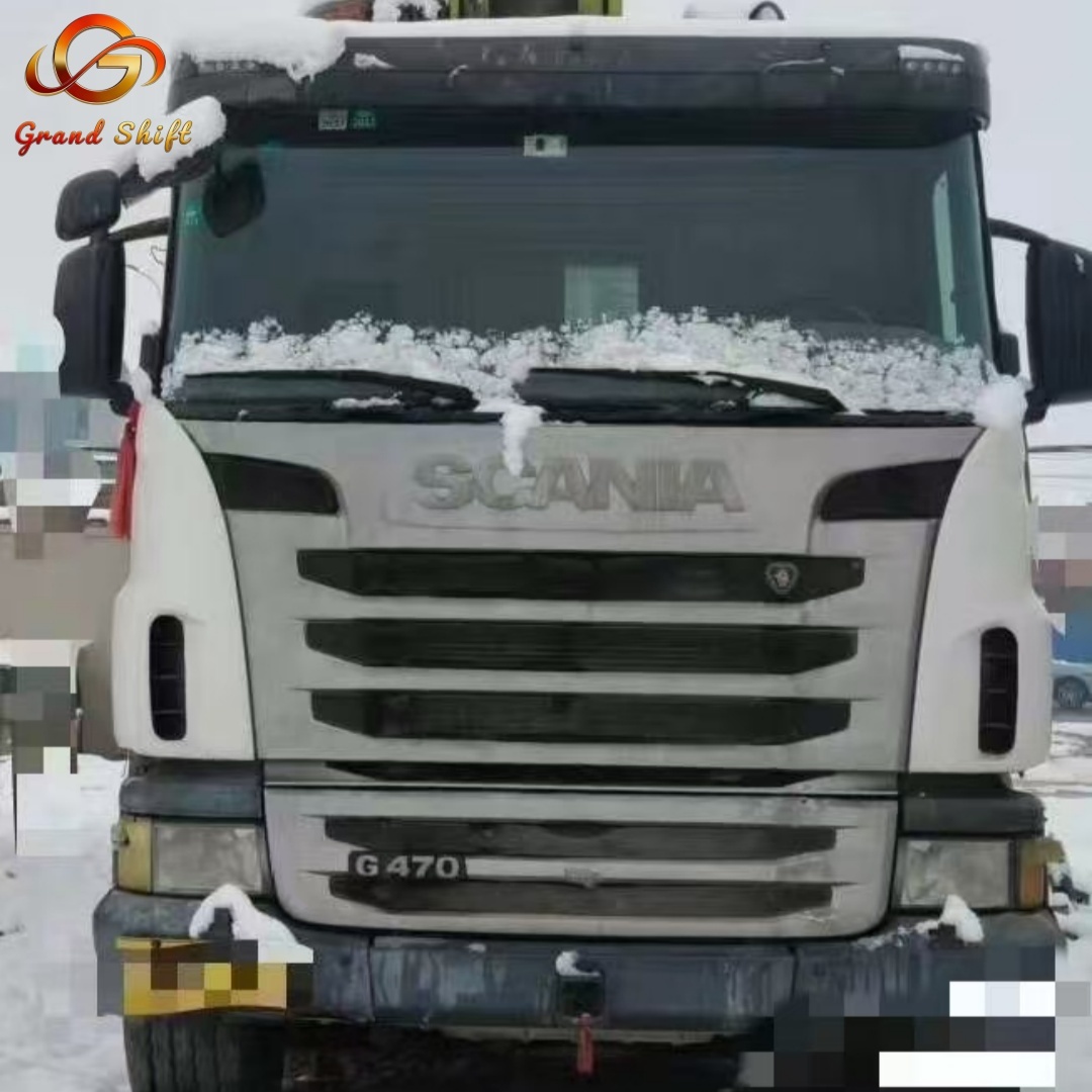 2013 Used Zoomlion 63m Concrete Pump Truck with Scania G470 Chassis for High Pumping Efficiency