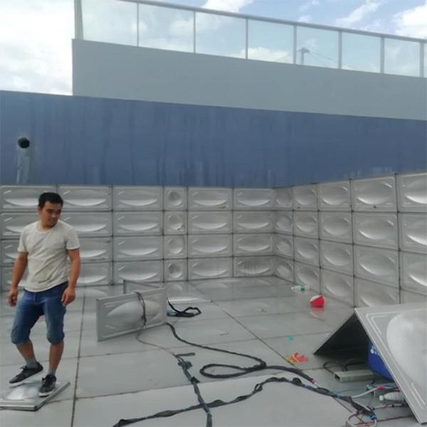 Collapsible Huge Capacity Above Ground Water Tank Construction Team Service