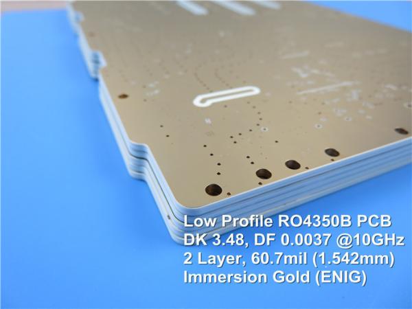 RO4350B LoPro RF PCB Rogers 60.7mil Reverse Treated Foil PCB Circuit Board With Immersion Gold