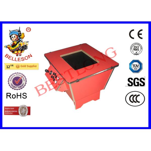 110V - 220V Cocktail Table Games Machine , Red Cocktail Arcade Cabinet
