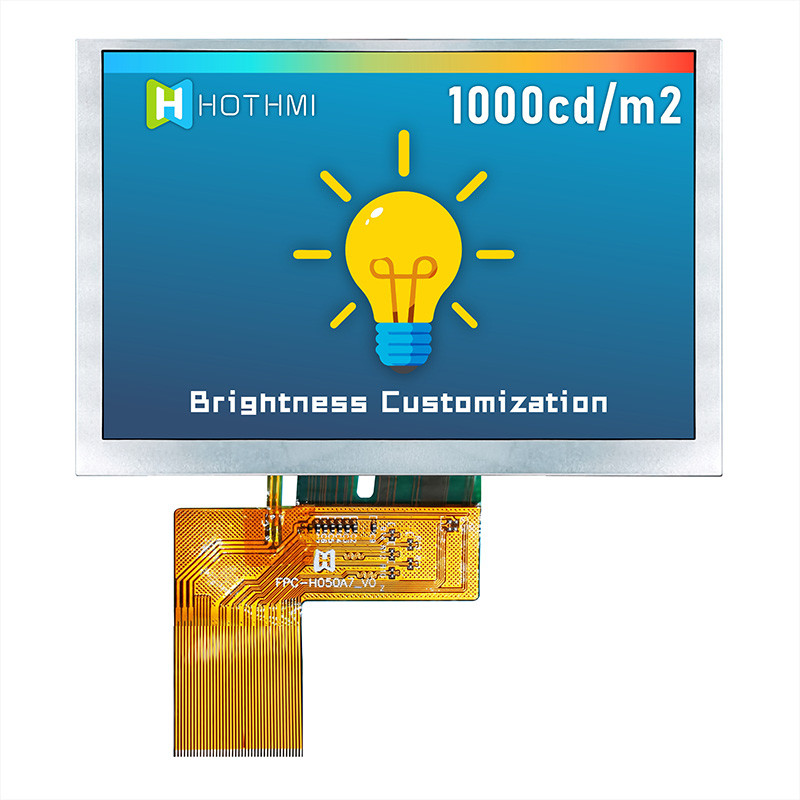 5,0 изготовитель дисплея мониторов TFT LCD солнечного света IPS дисплея дюйма 800x480 читаемый