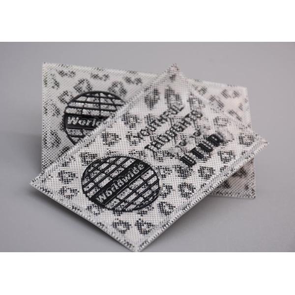 Etiquetas de roupas impressas em tela 3D Material de silicone personalizado impresso