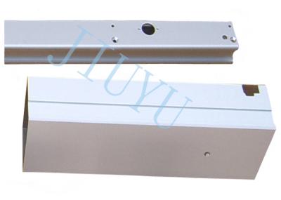 Oxidation Aluminium Extrusion metal stamping Square Pipe Silver Colour 290g ISO9001 2000 Certification