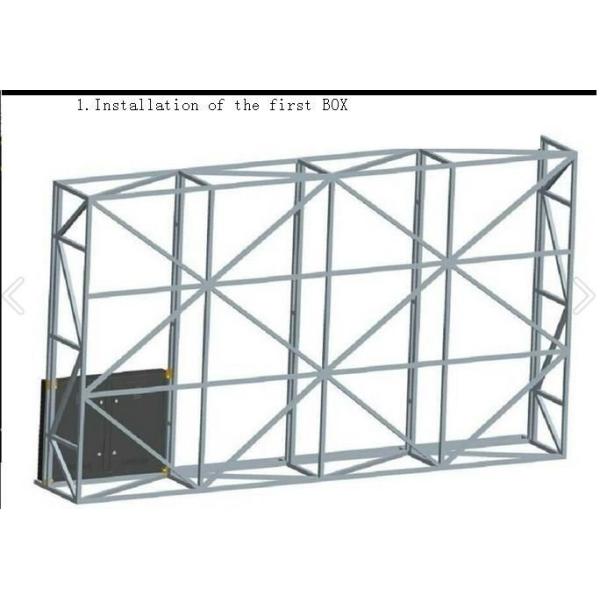 Outdoor Full Color P10 LED Display 10mm Pixel Pitch Full Color 600W Power