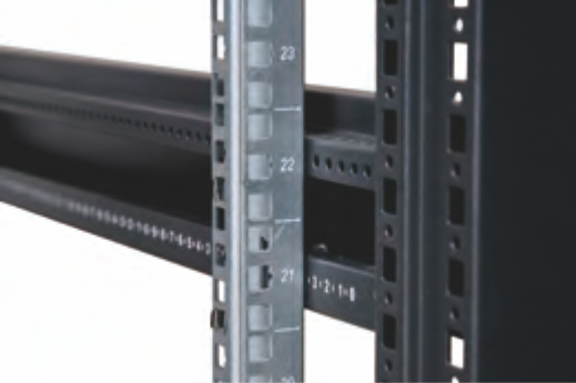 VE Server Rack Cabinet with 1300kg Loading Capacity 24/42U Capacity and SPCC Cold Rolled Steel Construction
