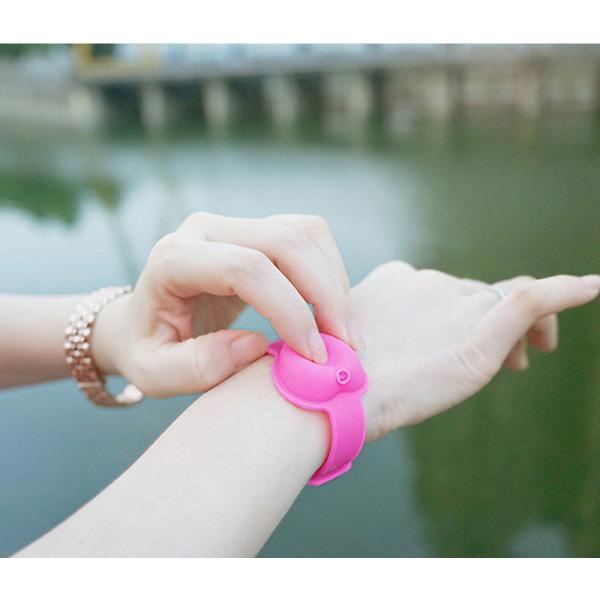 Liquid Silicone Hand Sanitizer Dispenser Bracelet Wristband For Adult Kids