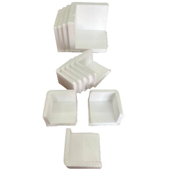 Protection personnalisée des coins en mousse EPS, transport et protection des meubles, des appareils ménagers, des équipements industriels et des produits en verre.