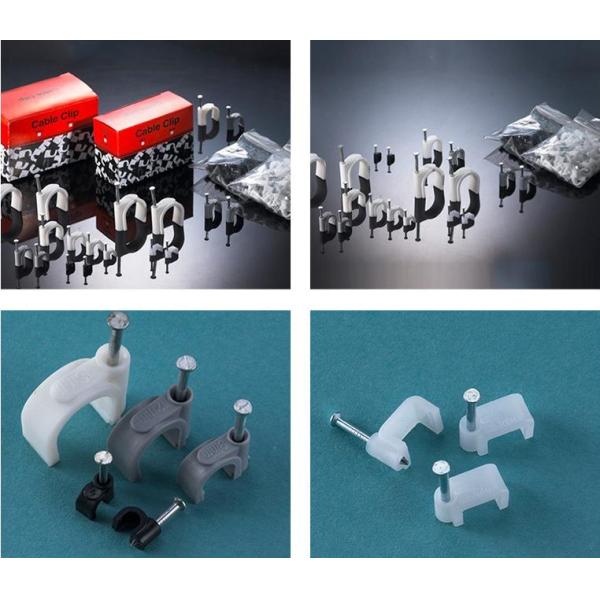 Steel nail cable clip series