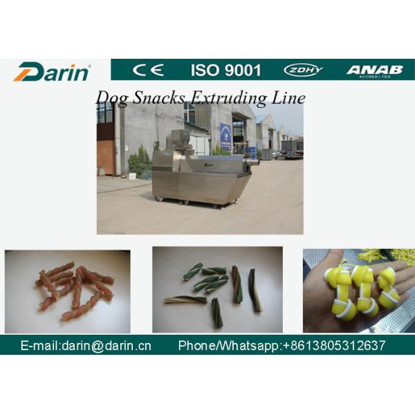 Os petiscos materiais do cão SUS304/animal de estimação tratam a máquina da extrusora do alimento para cães com o motor de WEG