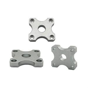 SGS Titanium 4 Axis CNC Turning Parts Small Metal Plate With Screw Holes