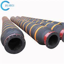 Length 11.8m Black Heavy Duty Self Floating Dredge Hose For Carol / Sand / Stones Dredging