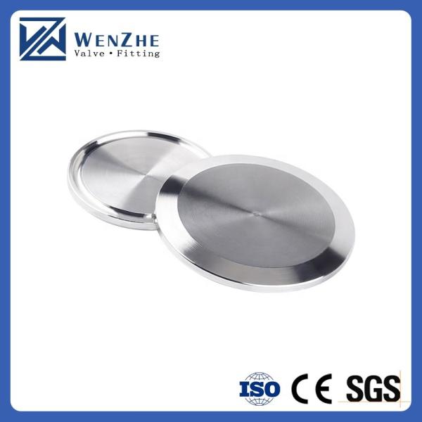 3/4''--12.0'' Equal Size Sanitary Stainless Steel Pipe Quick Blind Plate for 304 316L