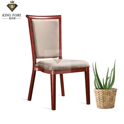 Imitated Wood Aluminum Frame Modern Banquet Chairs 5.5kgs
