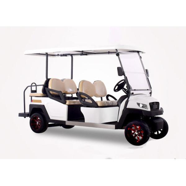 48V White 6 seater electric golf cart mini club car golf cart electric golf buggy car