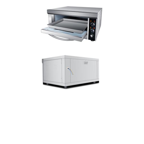 Коммерческая электрическая печь для пекарни с 1 слоем и 1 подносом 850x620x450 мм