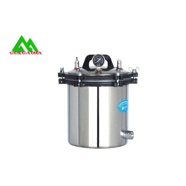 Portable Pressure Steam Sterilizer With Fully Stainless Steel Structure Easy Operate