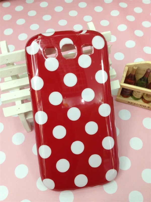 Polka Dot Samsung Galaxy S3 Hard Shell Case With Beautiful Colors
