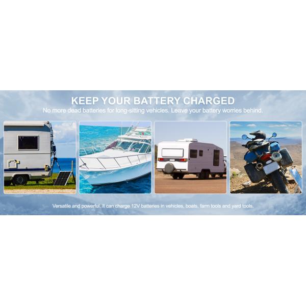 25 Вт солнечная батарея зарядное устройство 12 Вт для автомобиля Мотоцикл