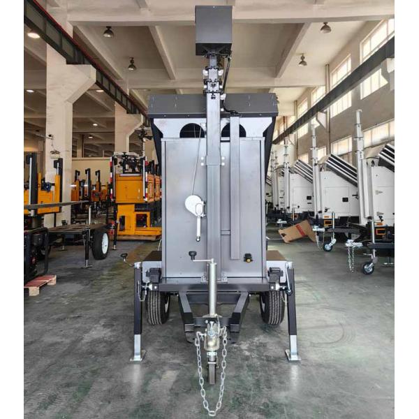 Мобильный трейлер с солнечной системой видеонаблюдения для коммерческих зданий