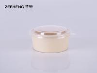 cuvette en bambou de pulpe de 32oz ZIHENG avec les couvercles plats