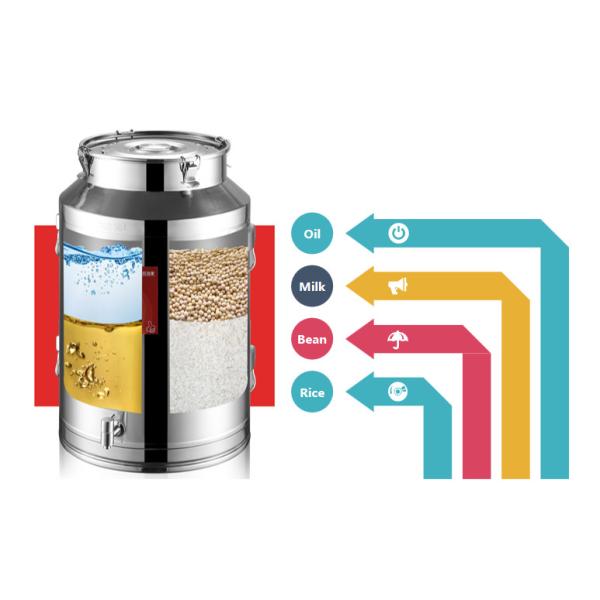 бочонки бочонков вина перехода молока 30L барабанят консервными банками молока нержавеющей стали