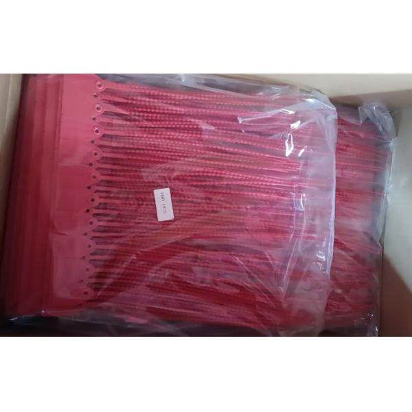 350 mm Length 200 N Tensile Strength Laser Print Plastic Security Tamper Evident Logistics Seal