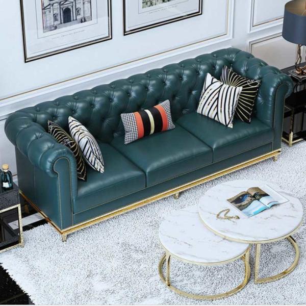 Sala de visitas Sofa Corner Couch Modular Lounge secional de 84 azuis marinhos da polegada