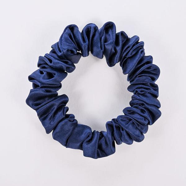 Silk Scrunchies For Hair 100% Mulberry Silk Ties For Curly Hair Scrunchies Prevent Breakage