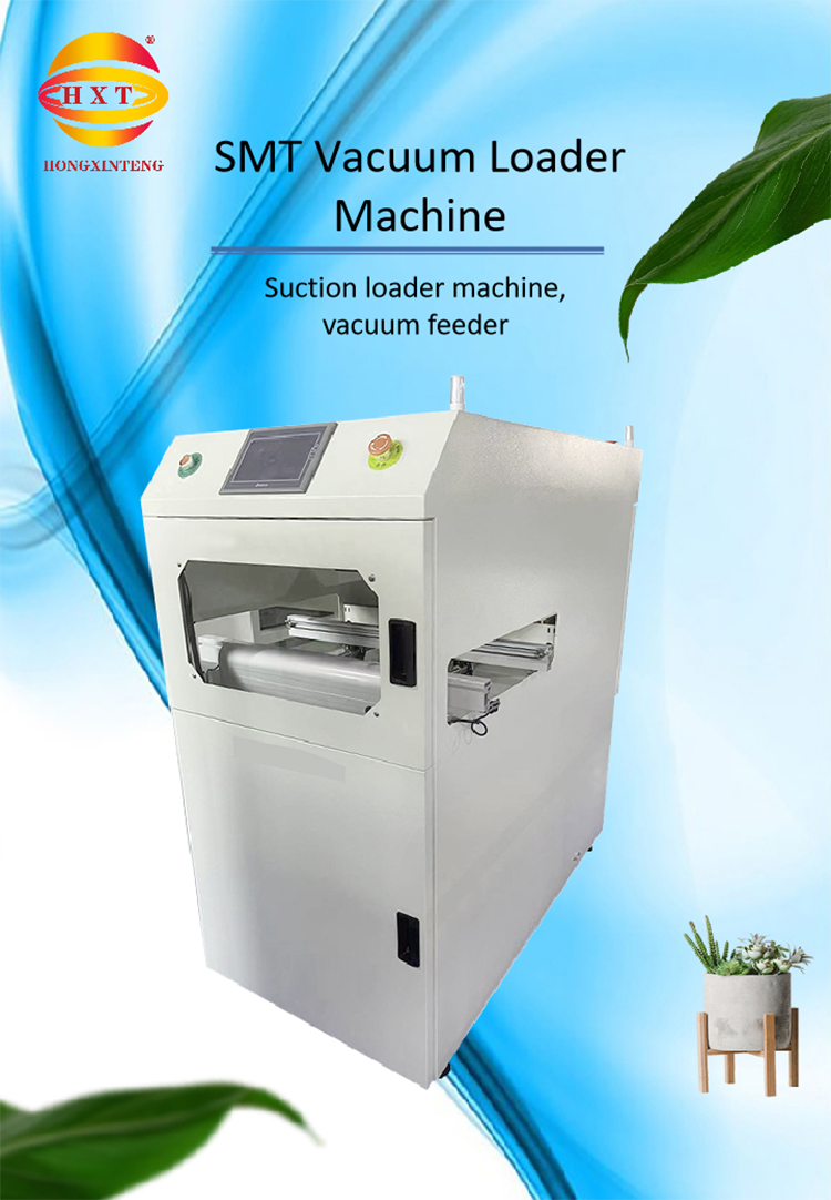 Automatic SMT PCB Vacuum Suction Loader Unloader Machine Magazine Type With SMEMA Signal for Production Line Assembly