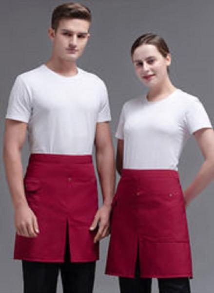 apparel factory OEM high quality waiter uniform heat resistance unisex waiter apron
