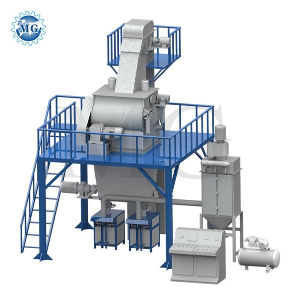 Semi Automatic Dry Powder Mortar Mixer Wall Putty Sand Cement Mixing Machine Ceramic Tile Adhesive Manufacturing Plant For Sale