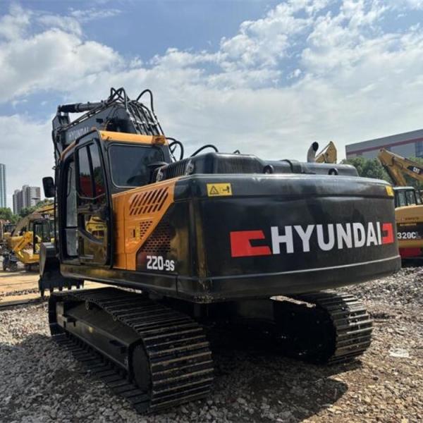 Cummins Engine Second Hand Hyundai Excavators Hyundai R220-9s  22 Tonne